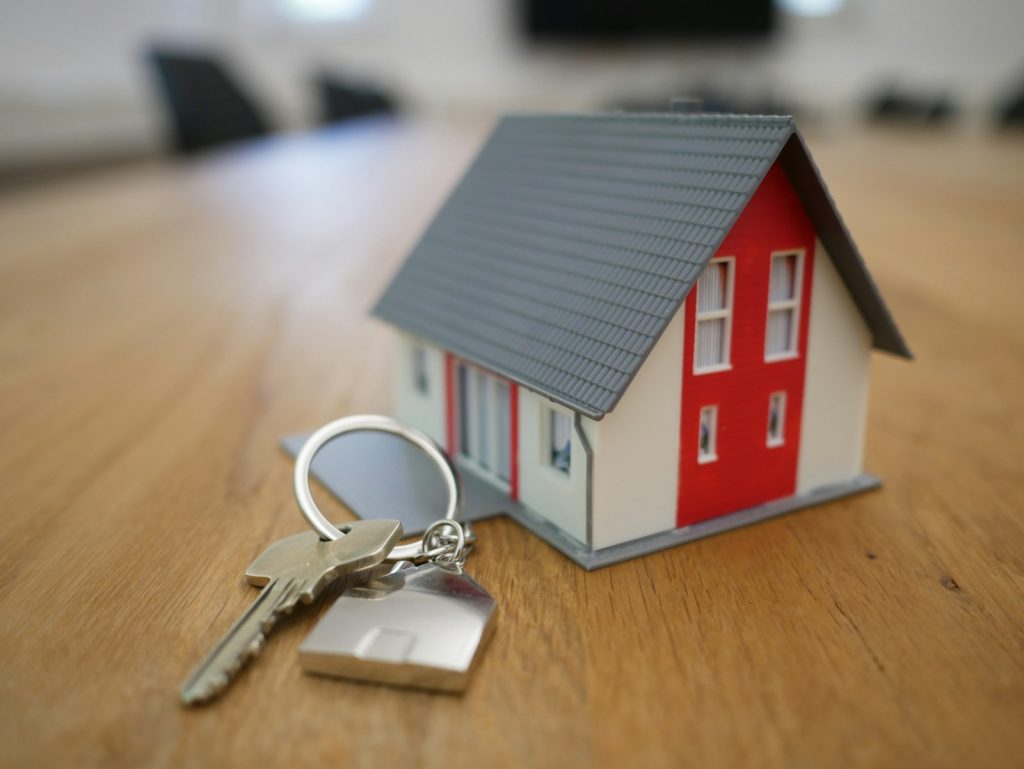 Keys being handed over after signing a lease